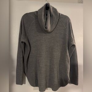 Croft & Barrow Charcoal Cowl Neck Sweater